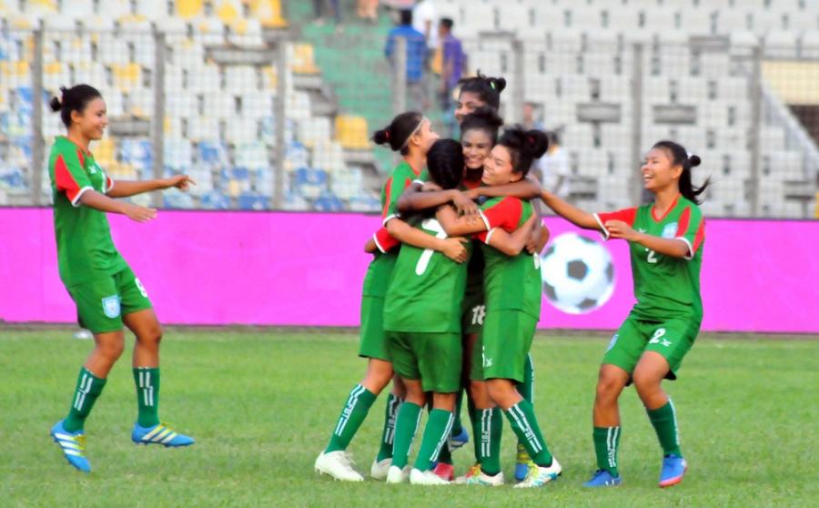 কিরগিজস্তানকে হারিয়ে গ্রুপ চ্যাম্পিয়ন বাংলাদেশ