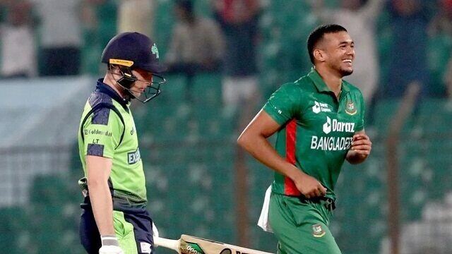 তাসকিনের আগুনে বাংলাদেশের জয়