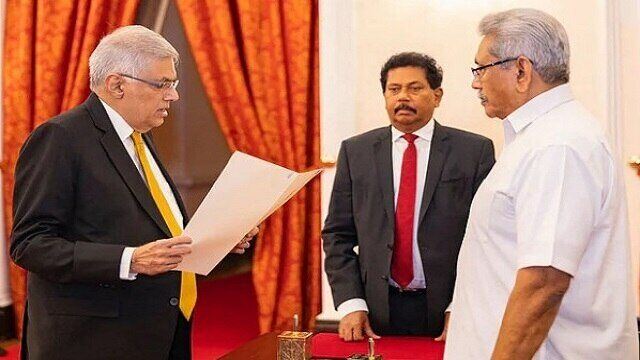 শ্রীলঙ্কার নতুন প্রধানমন্ত্রী রনিল বিক্রমাসিংহে